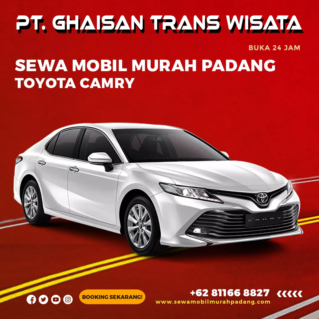 Sewa mobil padang tipe camry murah di kota padang sumatera barat, rental mobil camry di padang dengan sopir