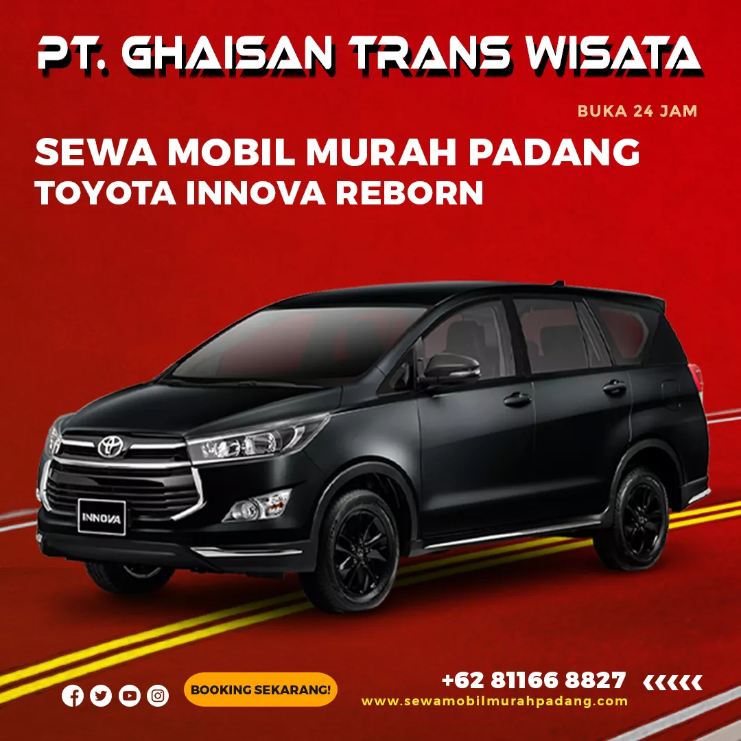 Sewa mobil padang tipe innova reborn murah di kota padang sumatera barat, rental mobil innova reborn di padang dengan sopir