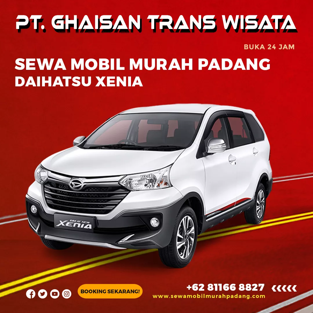 Sewa mobil padang tipe xenia murah di kota padang sumatera barat, rental mobil xenia di padang dengan sopir